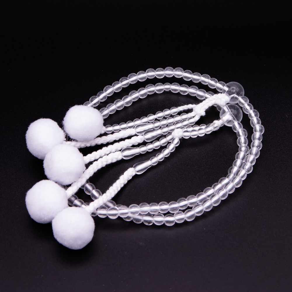 まとめて水晶5枚✖️10,000円‼️ 水晶 数珠 8寸（小・女性向け） プラスチック 綿房 創価学会念珠